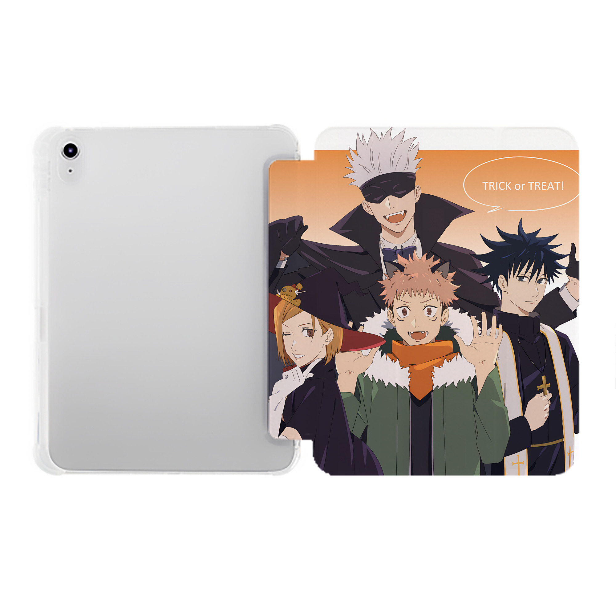 （画像用） SPY×FAMILY间谍家家酒 IPad ケース ペン収納付き 三つ折りスタンド PUレザー×シリコン 対応機種9.5/10.5/10.9インチ